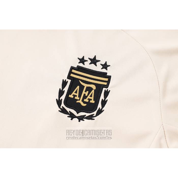Chandal del Argentina Manga Corta 2024-2025 Amarillo - Pantalon Corto